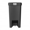 Coș cu pedală Brabantia StepUp 1008479, 16 L, Materiale ecologice, Deschidere mare, Gri închis