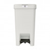Coș cu pedală Brabantia StepUp 1008480, 16 L, Materiale ecologice, Deschidere mare, Gri deschis