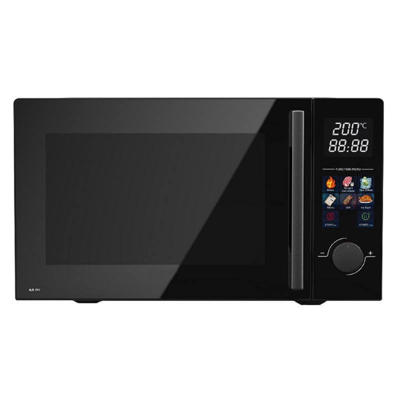 Cuptor cu microunde Finlux FMO-2525, 4250W, 25 L, Gatire cu aer cald, 8 programe, Convectie, Grill, Timer, Negru