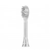 Set 2 capete de schimb pentru periuta de dinti Oclean Easy Clean P1K3, Tare, Acoperire cu silicon, Gri