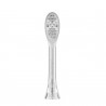 Set 2 capete de schimb pentru periuta de dinti Oclean Easy Clean P1K3, Tare, Acoperire cu silicon, Gri