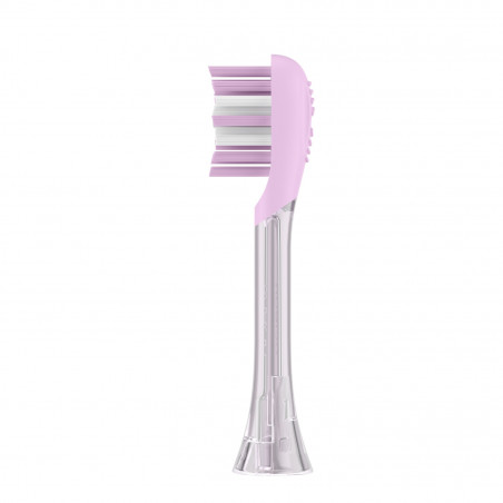 Set 2 capete de schimb pentru periuta de dinti Oclean Easy Clean P1K4, Tare, Strat din silicon, Violet