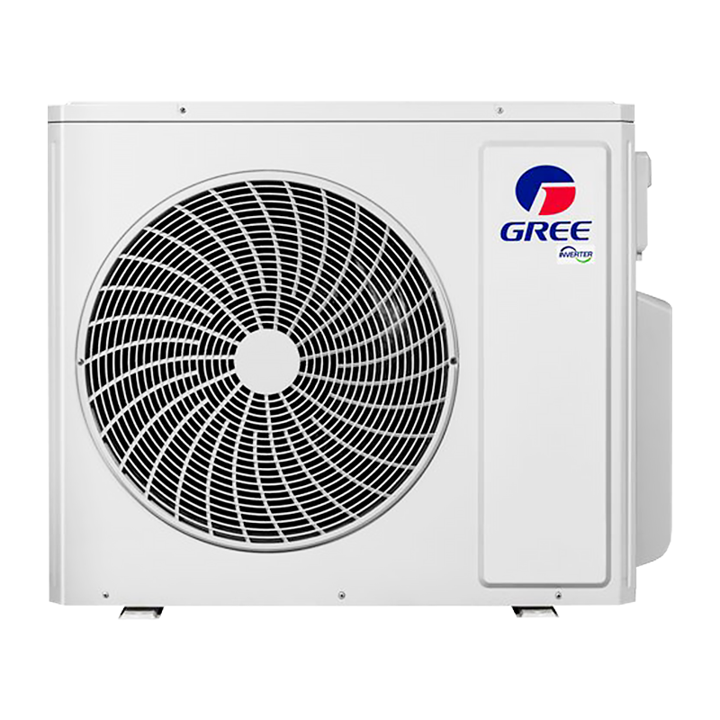 Unitate exterioara pentru sistem multi-split Gree GWHD(36)NK6OO, 36000 BTU, 74 m², Pana la 4 unitati A+/A, R-32, Alb