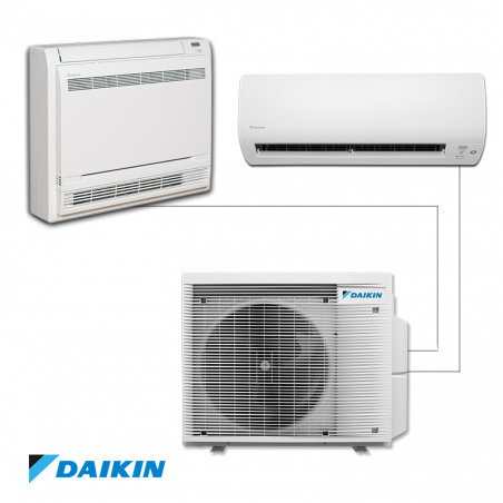 Unitate exterioara pentru sistem multi-split Daikin 2MXM50A, 18000 BTU, 35 m², Pana la 2 unitati interioare, R-32, Alb