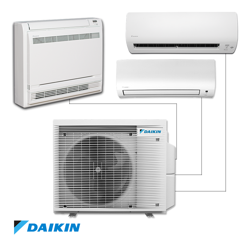 Unitate exterioara pentru sistem multi-split Daikin 3MXM40A, 14000 BTU, 28 m², Pana la 3 unitati interioare, A+++/A++, R-32, Alb