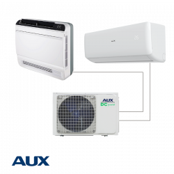 Unitate exterioara pentru sistem multi-split AUX AM2-H18/4DR3S, 18000 BTU, 40 m², A++/A+, R-32, Alb