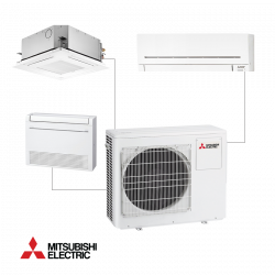 Unitate exterioarа pentru sistem multi-split Mitsubishi Electric MXZ-3F68VF, 23000 BTU, 55 m², A++/A+, R-32, Alb