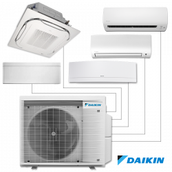 Unitate exterioară Daikin 5MXM90A9, 30000 BTU, 64 m2, A+++, R-32, Până la 5 unități interioare, Alb