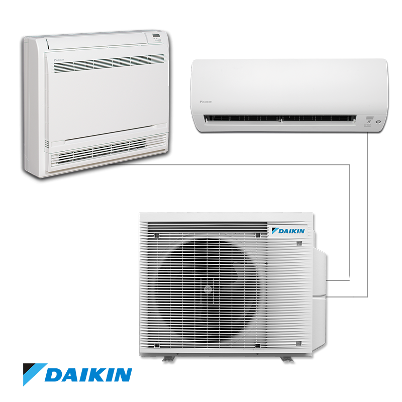 Unitate exterioara pentru sistem multi-split Daikin 2MXM68A9, 23000 BTU, 53 m2, A+++, R-32, Pana la 2 unitati interioare, Alb