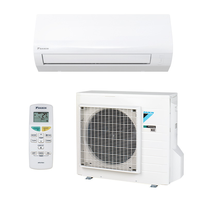 Aparat de aer conditionat inverter Daikin Sensira FTXF60D + RXF60D, 21000 BTU, 40 m², A++ / A+, R-32, Alb