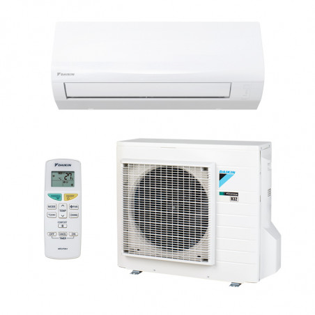 Aparat de aer conditionat inverter Daikin Sensira FTXF60D + RXF60D, 21000 BTU, 40 m², A++ / A+, R-32, Alb