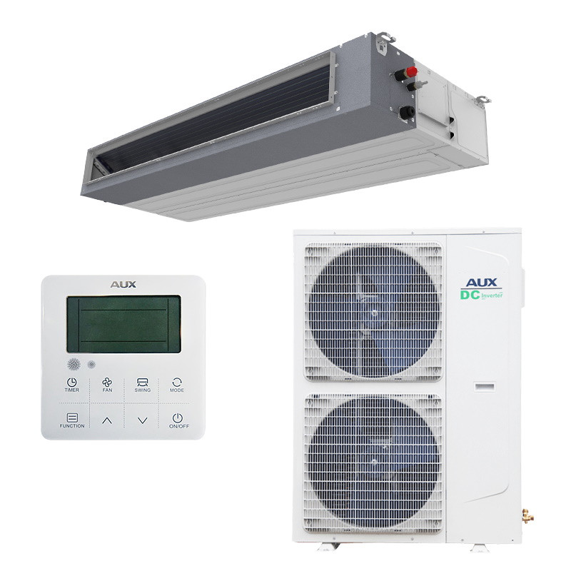 Aparat de aer conditionat pentru conducte AUX AUMD-H60/SDR3HC + AL-H60/SDR3C2(U), 60000 BTU, 100 m², R-32, Alb