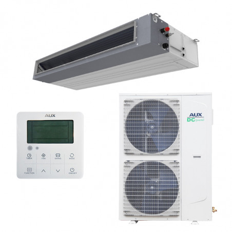 Aparat de aer conditionat pentru conducte AUX AUMD-H60/SDR3HC + AL-H60/SDR3C2(U), 60000 BTU, 100 m², R-32, Alb