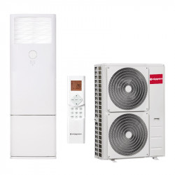 Aparat de aer conditionat coloana Nippon NFGD-48HRFN8-Q/NOE30U-48HFN8-R, 48000 BTU, 100 m², A++/A+, R-32, Alb