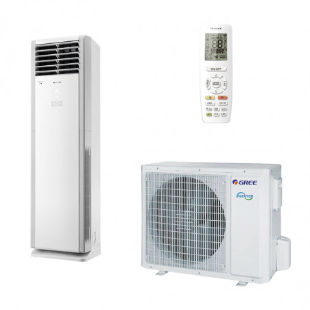 Aparat aer conditionat coloana Gree GVH24AMXF-K6DNC7A, 24000 BTU, 46 m², A++, Wi-Fi, R-32, Alb