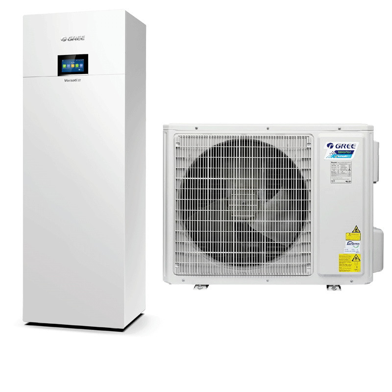 Pompa de caldura cu rezervor de apa Gree Versati III GRS-CQ16PdG/NhH-M, 16 kW, R-32, Trifazat, Alb