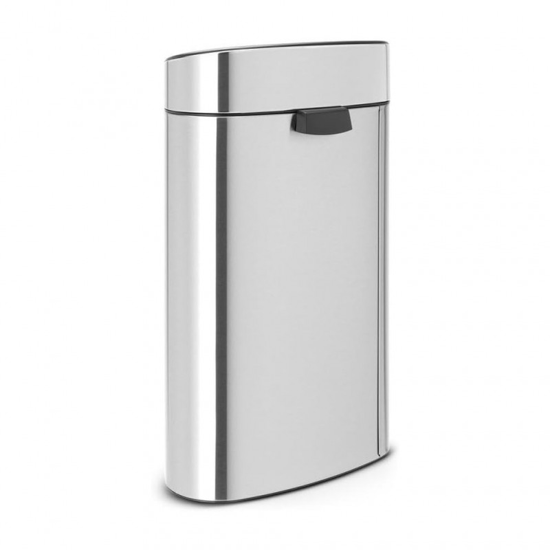 Cos de gunoi Brabantia Touch Bin New 650528, 40 L, Inchidere silentioasa si lina, Spate plat, Inox mat
