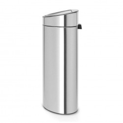 Cos de gunoi Brabantia Touch Bin New 650528, 40 L, Inchidere silentioasa si lina, Spate plat, Inox mat