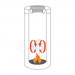 Coș Brabantia Flame Guard 647074, 30 l, Rezistent la foc, Coș interior metalic, Inox, Inox
