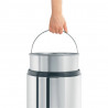 Coș Brabantia Flame Guard 647074, 30 l, Rezistent la foc, Coș interior metalic, Inox, Inox
