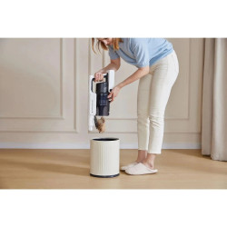 Aspirator vertical Tineco A30S Plus, 160W, 20000 Pa, 140 m², 60 min, 1000 ml, Senzor iLoop, Tehnologie PureCyclone, LED, Alb/Gri