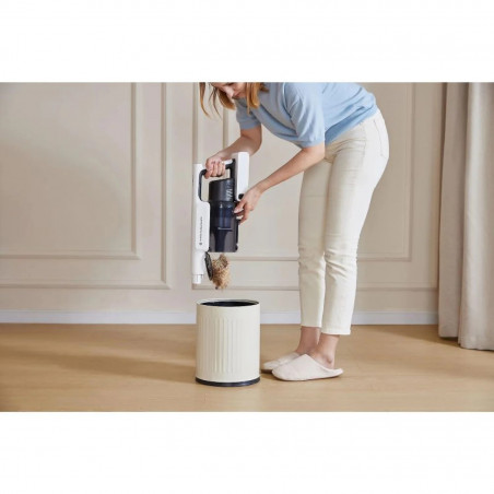 Aspirator vertical Tineco A30S Plus, 160W, 20000 Pa, 140 m², 60 min, 1000 ml, Senzor iLoop, Tehnologie PureCyclone, LED, Alb/Gri