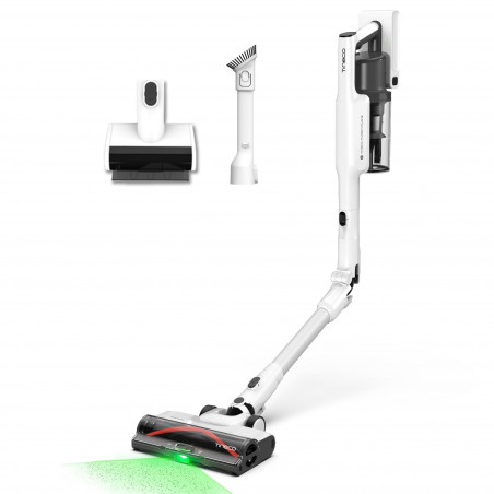 Aspirator vertical Tineco Pure One A50S, 185W, 1000 ml, 70 min, Filtrare Multi-Cyclone + HEPA, Duza 3DSense, LED, Alb