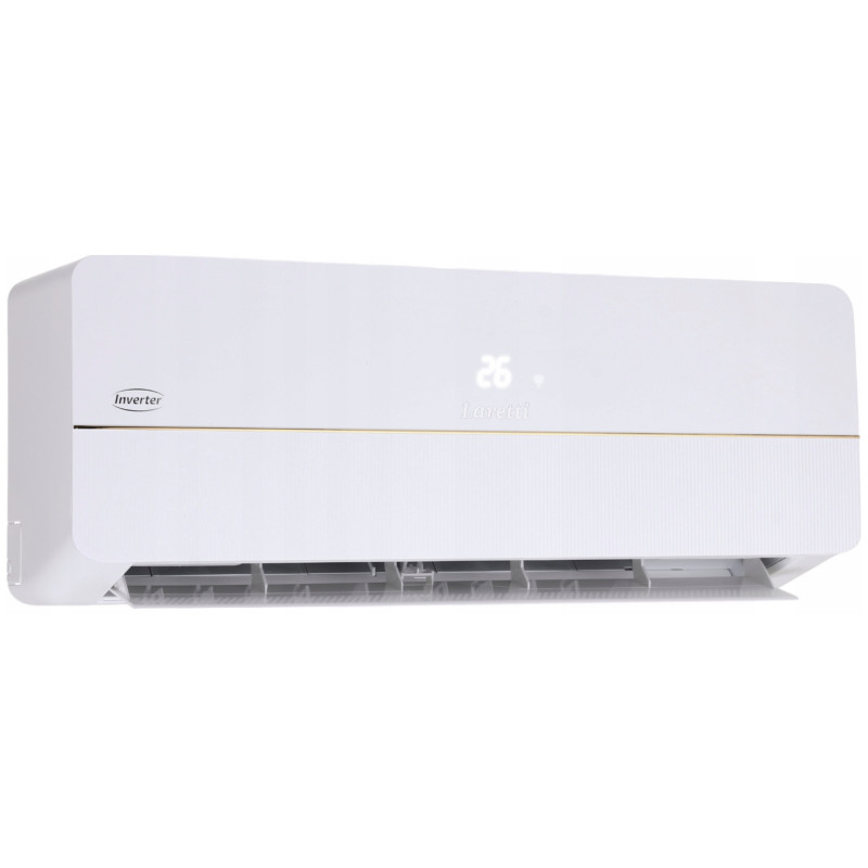 Aparat de aer condiționat cu invertor Laretti LR-09WF Gold Line, 9000 BTU, 25 m², Dezumidificare, Wi-Fi, R-32, Alb