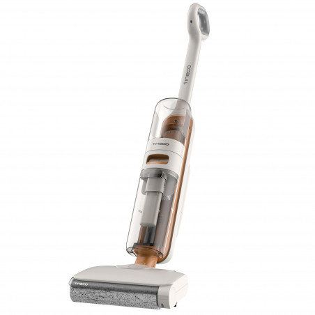 Aspirator vertical Tineco iFloor Y2 Plus, 6500 Pa, Wi-Fi, 0.8 L apa murdara/1 L apa curata, LED, Auto-curatare, 70 m², Indicatori, Alb/Portocaliu