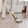 Aspirator vertical Tineco iFloor Y2 Plus, 6500 Pa, Wi-Fi, 0.8 L apa murdara/1 L apa curata, LED, Auto-curatare, 70 m², Indicatori, Alb/Portocaliu