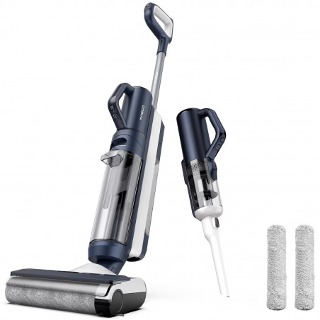 Aspirator vertical Tineco Floor One S5 Combo Plus, 22W, 0.45 L apa murdara/0.5 L apa curata/0.16 L deseuri, Wi-Fi, iLoop Smart Sensor, Auto-curatare, Autonomie 22 min, Pana la 90m², Negru