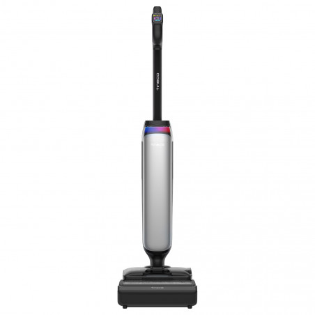 Aspirator vertical Tineco Floor One S9 Artist Premium, 230W, 22000 Pa, Curatare uscata/Umeda, Autonomie 50 min, Senzor iLoop, Gri