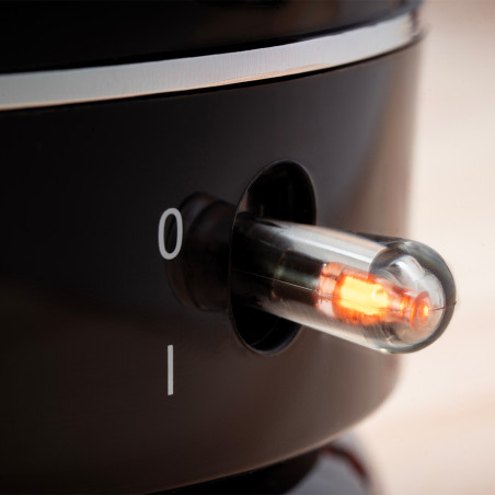 Cana electrica Oliver Voltz Daisy OV51230W, 2200W, 1.7 L, Oprire automată, Negru