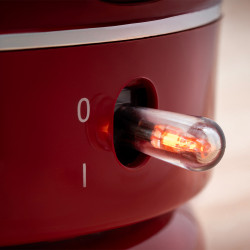 Cana electrica Oliver Voltz Daisy OV51230W, 2200W, 1.7 L, Oprire automata, Rosu
