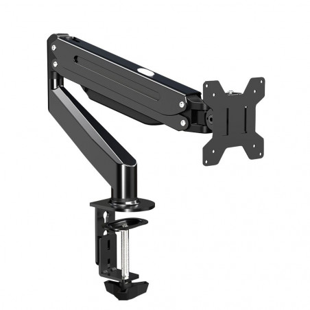 Suport monitor Esperanza ERW019, 17"-27", Pentru 1 monitor, Mecanism cu arc, VESA 75/100 mm, Pana la 6 kg, Negru
