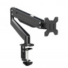 Suport monitor Esperanza ERW019, 17"-27", Pentru 1 monitor, Mecanism cu arc, VESA 75/100 mm, Pana la 6 kg, Negru