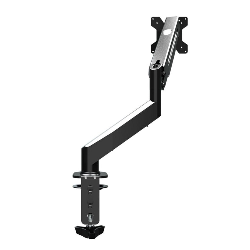 Suport monitor Esperanza ERW019, 17"-27", Pentru 1 monitor, Mecanism cu arc, VESA 75/100 mm, Pana la 6 kg, Negru