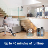 Aspirator vertical Tineco Floor One S7 Flashdry Pet, 230W, Curatare umeda, Autonomie 40 minute, 4 moduri, Sistem de auto-curatare FlashDry, LED display, Negru