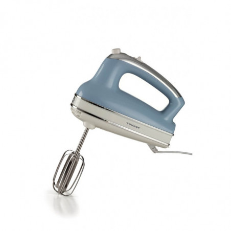 Mixer manual Ariete VINTAGE 1548/05, 450W, 5 viteze, Turbo, Sky Blue