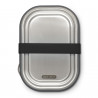 Cutie pentru alimente Black+Blum BAM-SS-L018, 1 L, Dreptunghiulara, Sigura pentru cuptor,Fara BPA, Otel inoxidabil, Gri