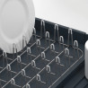 Uscator de vase Joseph Joseph Extend 85040, Orificiu de scurgere, Extensibil, Suport pentru ustensile, Gri