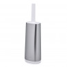Perie de toaleta Joseph Joseph Flex 70517, Cap flexibil in forma de D, Otel inoxidabil, Alb/Inox