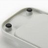 Suport pentru ustensile cu scurgere Joseph Joseph 851694, 3 compartimente, Bază antiderapantă, Detașabil, Inox/alb