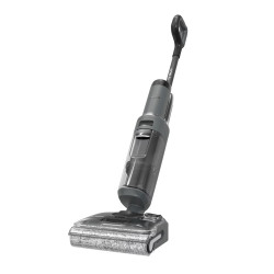 Aspirator vertical fara fir Tineco Floor One S6 Stretch Extreme, 220W, 18000 Pa, Uscat/Umed, Autonomie 40 min, 233 m², LED display, Asistent vocal, Negru