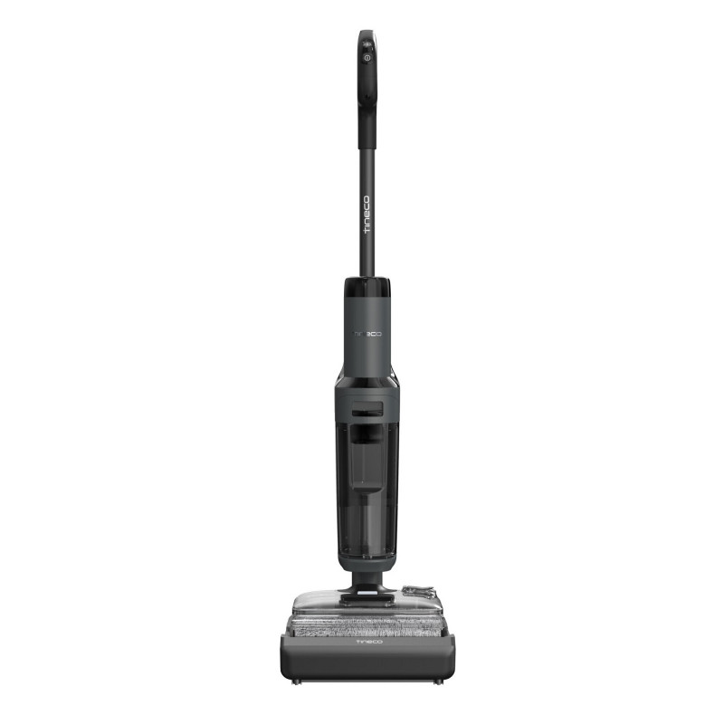 Aspirator vertical fara fir Tineco Floor One S6 Stretch Extreme, 220W, 18000 Pa, Uscat/Umed, Autonomie 40 min, 233 m², LED display, Asistent vocal, Negru