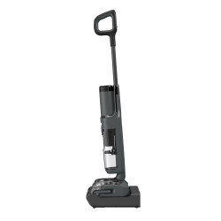 Aspirator vertical fara fir Tineco Floor One S6 Stretch Extreme, 220W, 18000 Pa, Uscat/Umed, Autonomie 40 min, 233 m², LED display, Asistent vocal, Negru