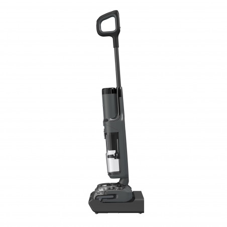 Aspirator vertical fara fir Tineco Floor One S6 Stretch Extreme, 220W, 18000 Pa, Uscat/Umed, Autonomie 40 min, 233 m², LED display, Asistent vocal, Negru