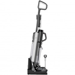 Aspirator vertical fara fir Floor One Switch S6 FW301400FR, 230W, Uscat/Umed, Flashdry cu autocuratare, Autonomie 65 min, Filtru pentru par animale de companie, Negru