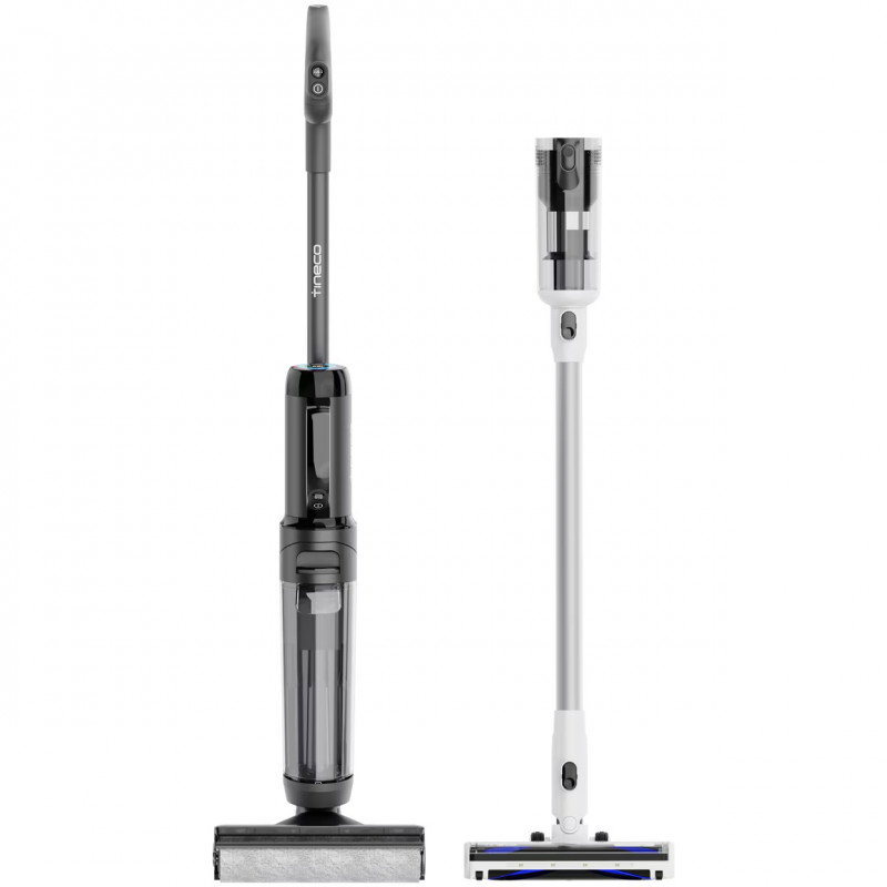 Aspirator vertical fara fir Floor One Switch S6 FW301400FR, 230W, Uscat/Umed, Flashdry cu autocuratare, Autonomie 65 min, Filtru pentru par animale de companie, Negru