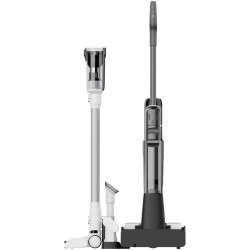 Aspirator vertical fara fir Floor One Switch S6 FW301400FR, 230W, Uscat/Umed, Flashdry cu autocuratare, Autonomie 65 min, Filtru pentru par animale de companie, Negru